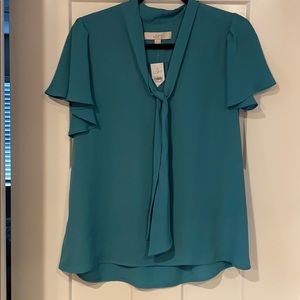 Loft flutter sleeve dress shirt